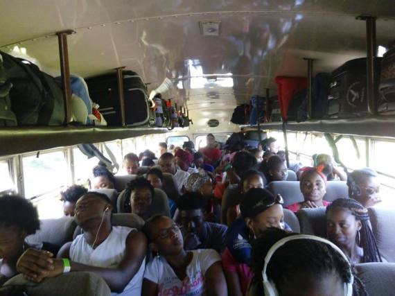 Garifuna youth bus